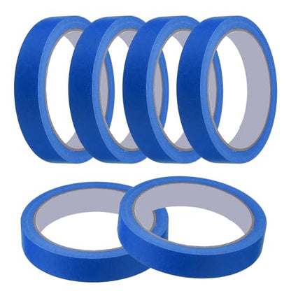 Masking Tape 0.7 Inch x 21 Yard Painter's Tape Blue Paint Tapes for DIY Crafts Arts Drawing Decoration Labeling Car Painting Artist Teachers