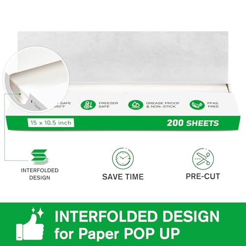 Precut POP UP Deli Paper Sheet (200 Count)