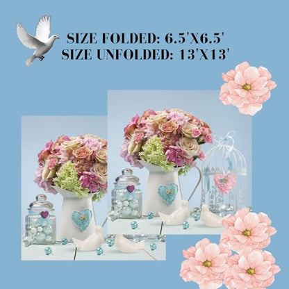 20 ct 13x13 Flowers Paper Luncheon Decoupage Napkins (20 Count)
