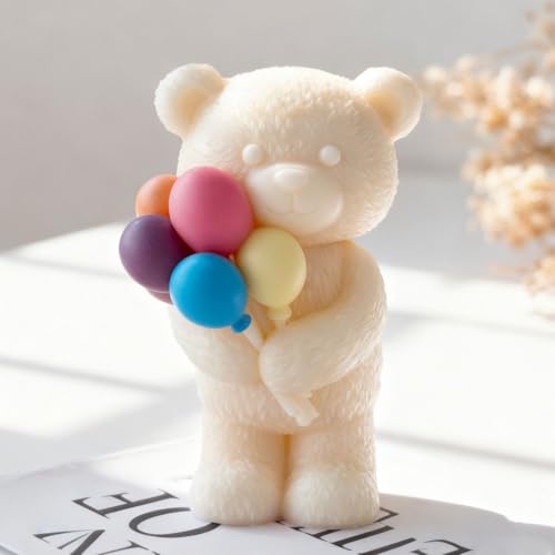 Balloon Bear Candle Molds