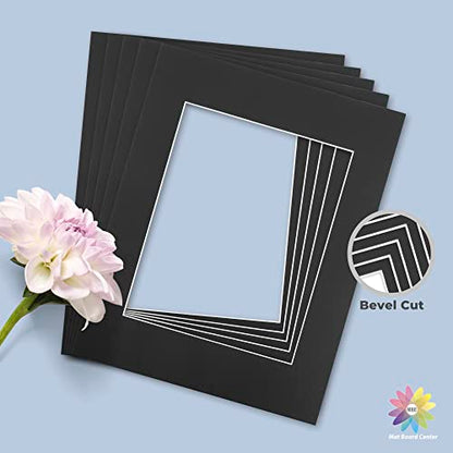 Mat Board Center 10 Pack 11x14 Photo Mats for 8x10 Picture