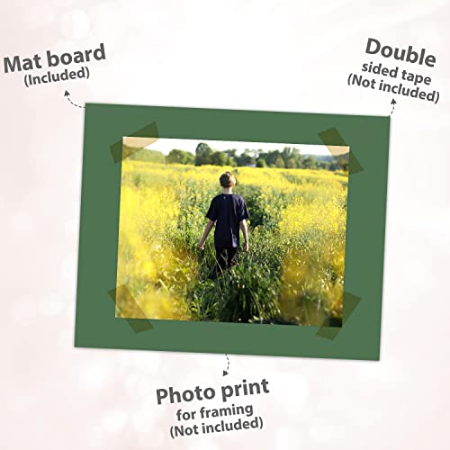 20 Pack 11x14 Uncut Photo Mat Matboards