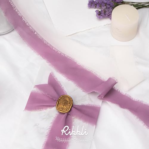 Rosy Mauve Chiffon Ribbon 1 (60 Foot)