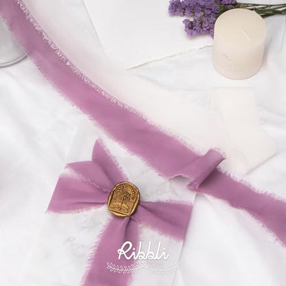 Rosy Mauve Chiffon Ribbon 1 (60 Foot)