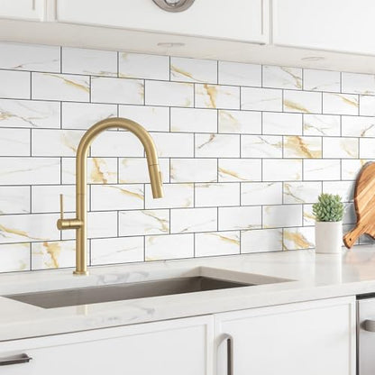 4 Pieces Peel and Stick Backsplash for Kitchen