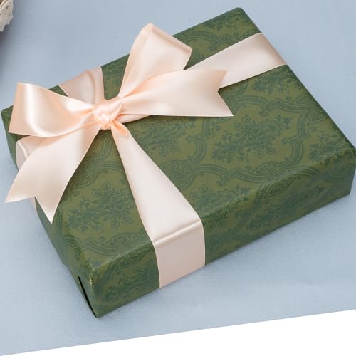 1 1 2 Inch Peach Solid Satin Ribbon for Gift Wrapping