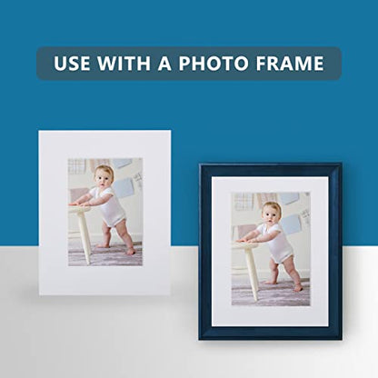 10 Pack White Photo Mat Set 11x14 for 8x10 Photos