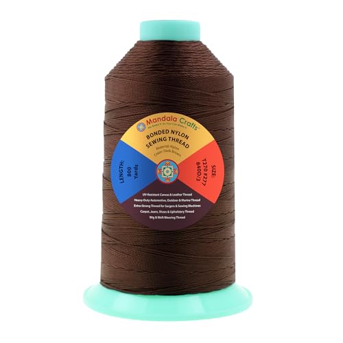Size 277 840D T270 Dark Brown Bonded Nylon Thread