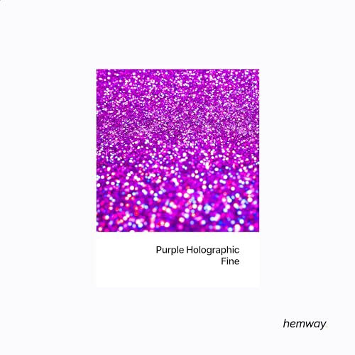Resin Glitter Purple Holographic 100g Fine (3.5274 Ounce)