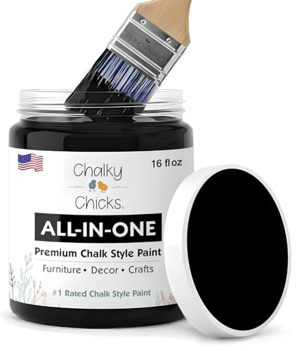 Starless Night 16 Fl Oz Chalk Paint for Furniture All in One