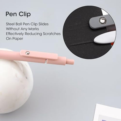 Gel Pens 10pcs 0.5mm Quick Dry Black Ink Fine Point Pens (10 Count)