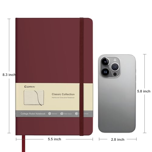 6 Pack Lined Journal Notebooks for Work