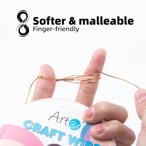 18 Gauge Craft Wire for Beading & Sculpting (120 Foot)
