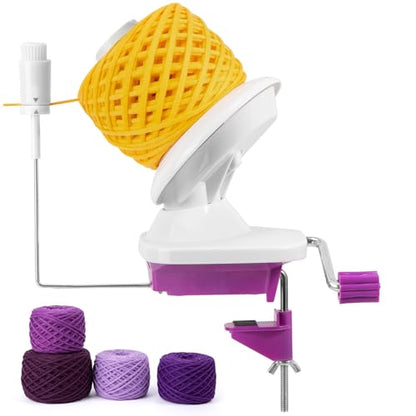 Manual Yarn Winder with Tension Spring for Tight Winding 4