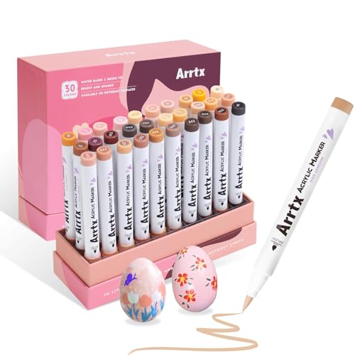 30 Colors Skin Color Acrylic Paint Pens
