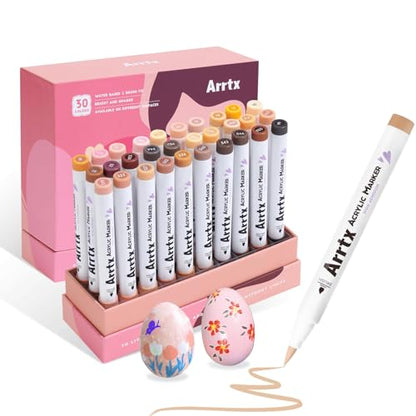 30 Colors Skin Color Acrylic Paint Pens