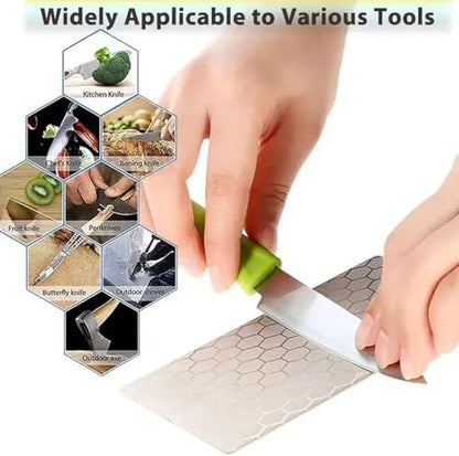 Diamond Sharpening Stone for 13 Pcs Diamond Plate Honing Stone for Kitchen Sharpening Dull Knives Grindstone (13 Count)
