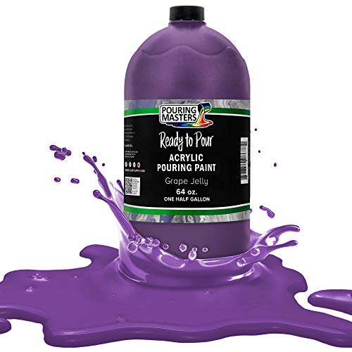 Grape Jelly Acrylic Ready to Pour Pouring Paint (64 Fl Oz)
