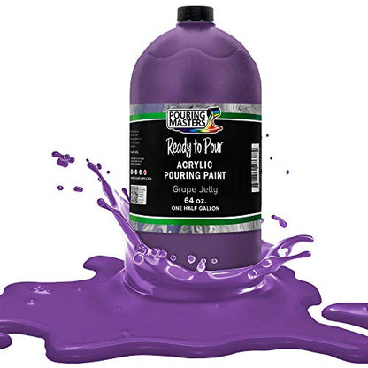 Grape Jelly Acrylic Ready to Pour Pouring Paint (64 Fl Oz)