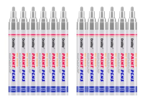 Silver Paint Markers (12 Count)
