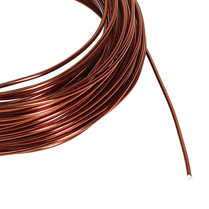 50ft 9 Gauge 3mm Aluminum Wire Bronze Bendable for Bonsai