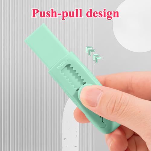 4+1 Pack Rubber Erasers Sliding Retractable Eraser (5 Count)