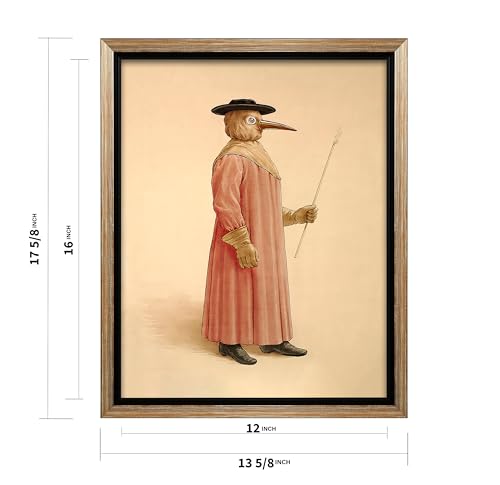 Vintage Plague Doctor Canvas