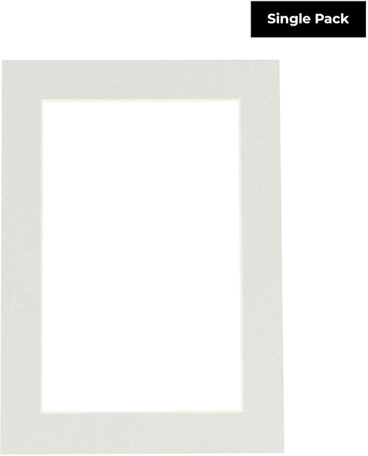 11x14 Mat for 8.5x11 Photo - Precut Grey Picture Matboard for Frames Measuring 11 x 14 Inches - Bevel Cut Matte to Display Art Measuring 8.5 x 11 Inches - Acid Free ONE MAT