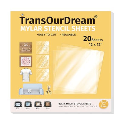 Clear Reusable Acetate Mylar for Vinyl Cutting (2880 sq inch)