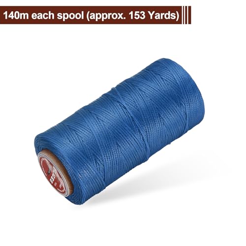 Flat Leather Sewing Waxed Thread
