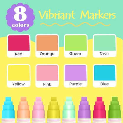Window Chalk Markers for Cars Glass Washable