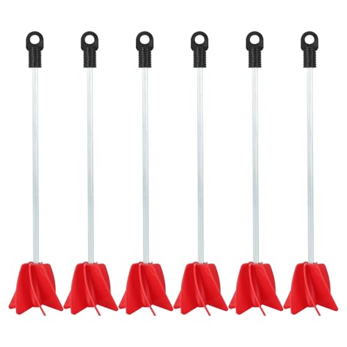 6 Pack Helix Paint Mixer Attachment for Drill 11.8"