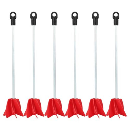 6 Pack Helix Paint Mixer Attachment for Drill 11.8"