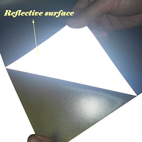Reflective Heat Transfer Vinyl Light Gray HTV Roll