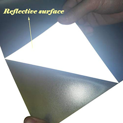 Reflective Heat Transfer Vinyl Light Gray HTV Roll
