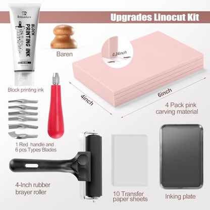 Linocut Kit for Printmaking