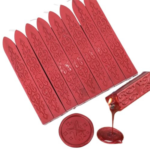 8Pcs Sealing Wax Sticks with Wicks (3 Ounce)