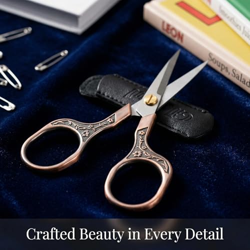 Crochet Scissors and Cross Stitch Scissors with Cover