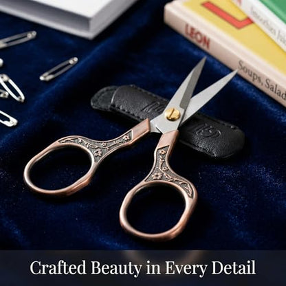 Crochet Scissors and Cross Stitch Scissors with Cover