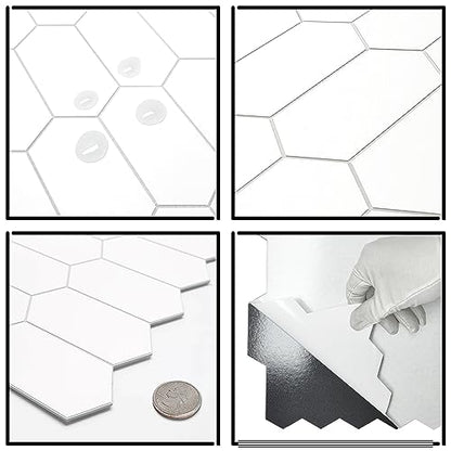 10 Sheet Peel and Stick Backsplash (9.68 Sq Ft)