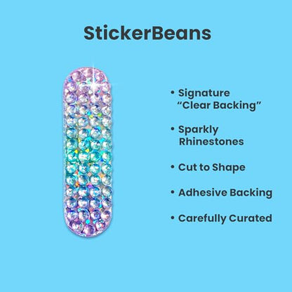 Sparkly Rhinestone Alphabet Letter Sticker I