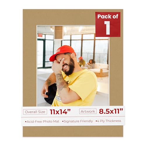 11x14 Mat for 8.5x11 Photo