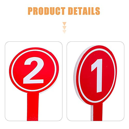 10Pcs Handheld Number Paddles 1