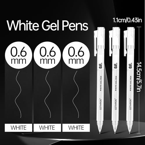 White Gel Pens