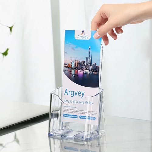 Clear 4x9 Trifold Brochure Holder (10 Count)