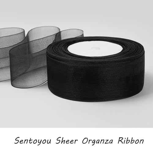 Black Ribbon for Gift Wrapping (150 Foot)