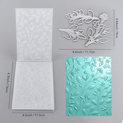 3D Embossing Folder and Metal Die Set for Card Making