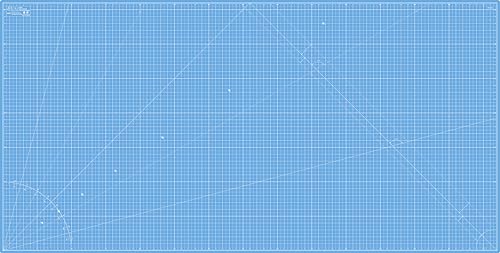 Cutting Mat 36x72 Blue