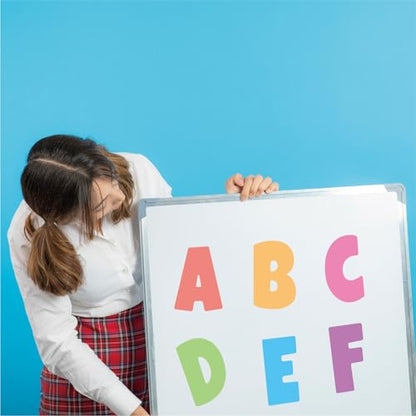 Letter Stickers 351 Pieces 4 Inch Bulletin Board Letters Alphabet Cutout Letter for Bulletin Board Display Home Classroom School Decor