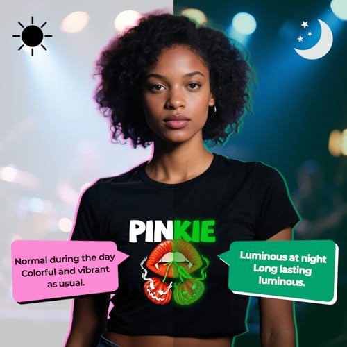 Pinkie Glow In The Dark Iron On Transfer Paper for Inkjet Printer